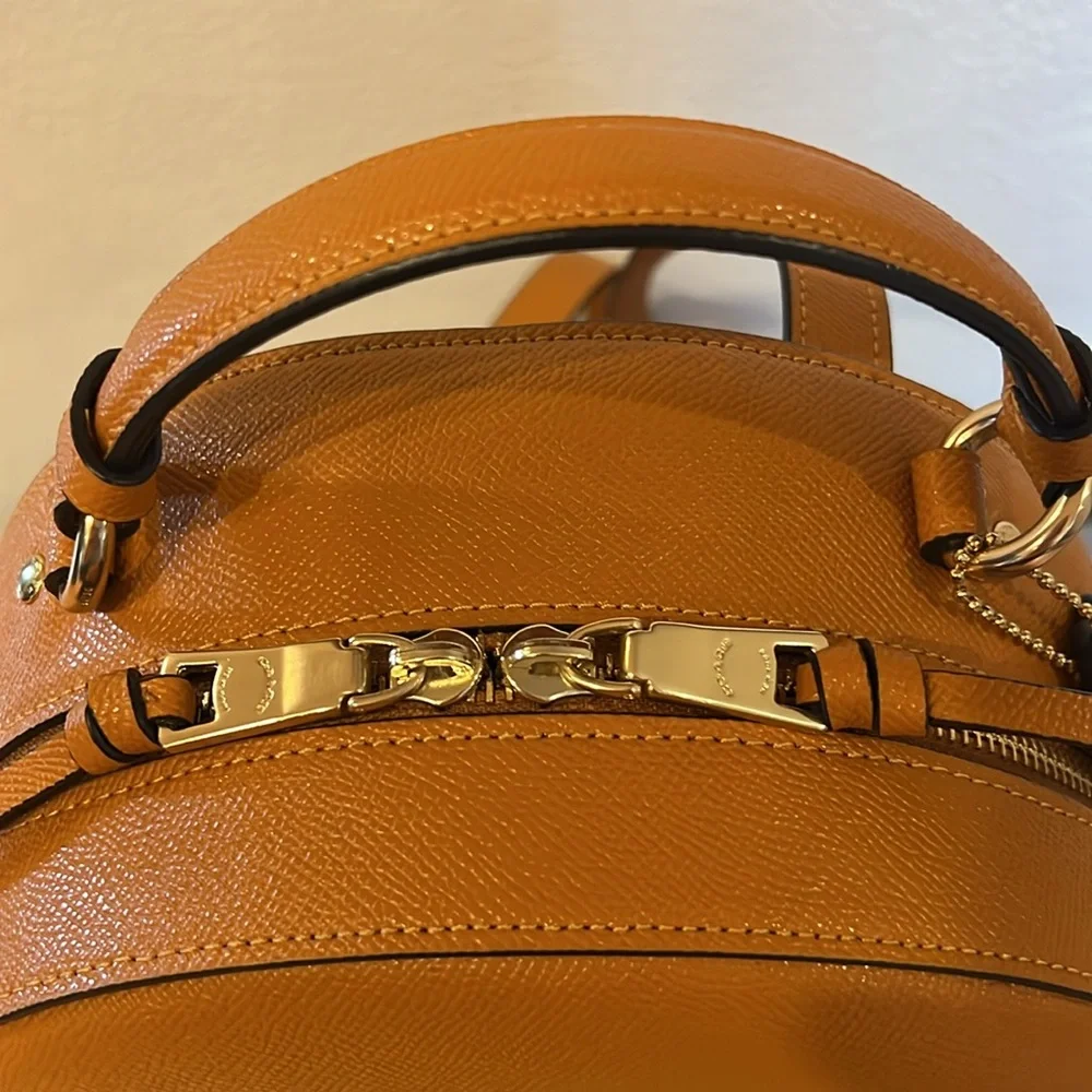 Coach leather backpack